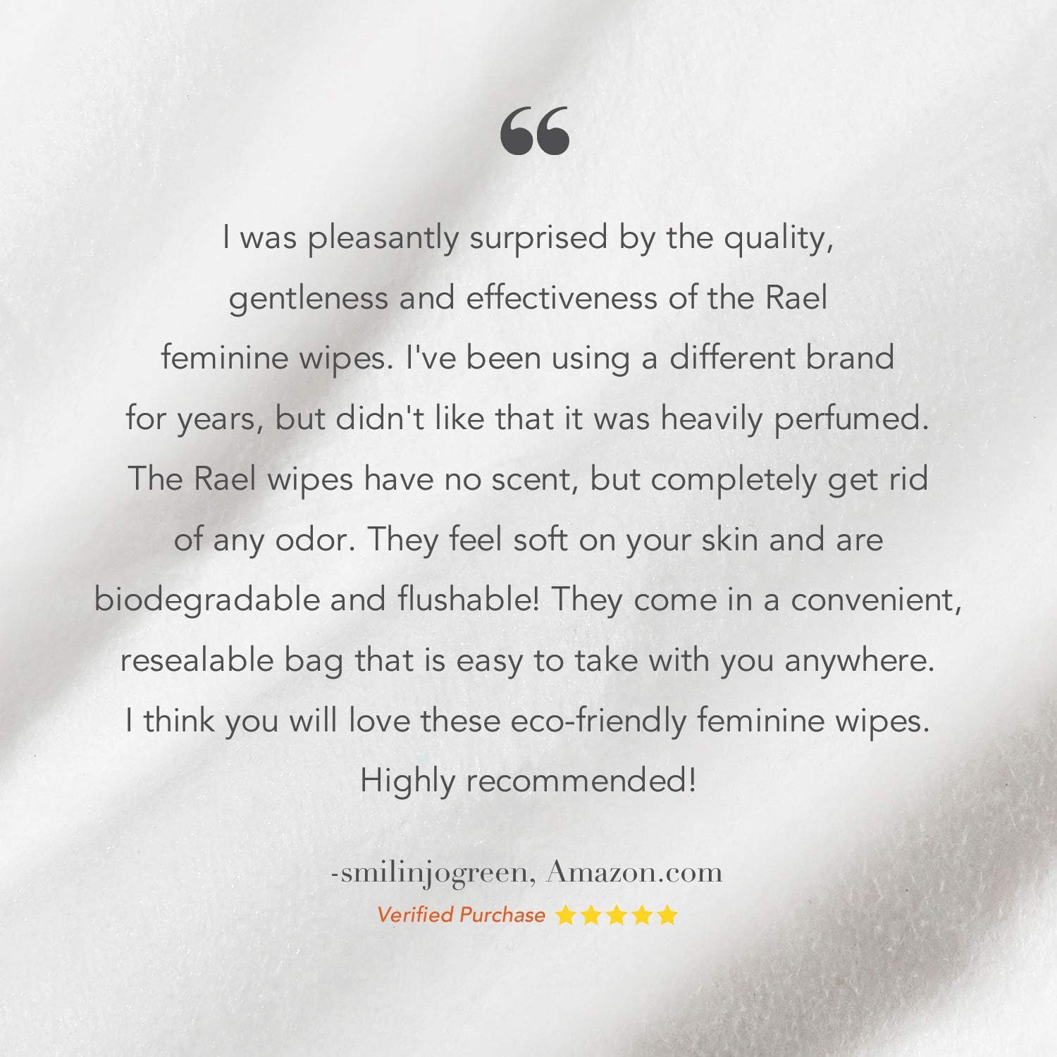 Rael Feminine Wipes with Natural Ingredients, use Day or Night, flushable, pH-Balanced, Gentle and Safe on The Skin. (2 Pack): Health & Personal Care