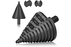OXMUL Large Step Drill Bit for Steel, 1-5/8"(Pro) 13Holes, M35 Cobalt Drill Bits, Extra-Heavy Duty for Stainless Steel, Hard 