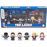 Little People Collector Ted Lasso Series Special Edition Set for Adults & Fans, 6 Figures in Display Package