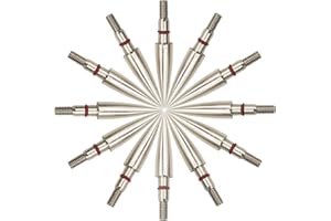 Flying Swifts Archery Field Points Practice Field Tips100/125/150/200/300 Grains Archery Target Practice Hunting Broadheads Points Arrow Tip for Recurve Compound Bow Standard Threaded Screw-in Arrow