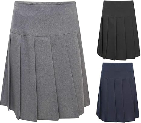 New Summer Girls Pleated Skirts ~ School Uniform UK Style Fashion Women ...