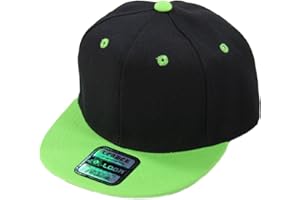 L.O.G.A. Kid's Youth Plain Flat Bill Snapback Caps(More Colors)