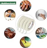 LOLYSIC 15mm x 50m Masking Tape 12 Rolls White Low Tack Painter Tape view 7