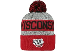 PRO SPORT BRAND Collegiate Cuffed Knit Beanie Hats, Cuffed Knit Winter Beanies Available