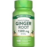 Nature's Truth Ginger Root Capsules | 100 Count | from Ginger Root Extract | Non-GMO and Gluten Free Supplement