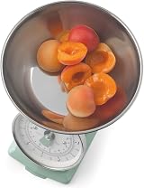 Salter Timeless Mechanical Kitchen Scale Sage, 5 kg, 1 Litre Bowl, Dial view 7