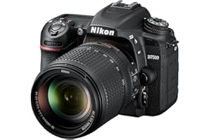 Nikon D7500 20.9MP DSLR Camera with AF-S DX NIKKOR 18-140mm f/3.5-5.6G ED VR Lens, Black | 20.9MP Dx Sensor, Expeed 5, 4K UHD Video, 8 Fps Continuous Shooting, Af-S Dx 18-140mm F/3.5-5.6g Ed VR Kit Lens