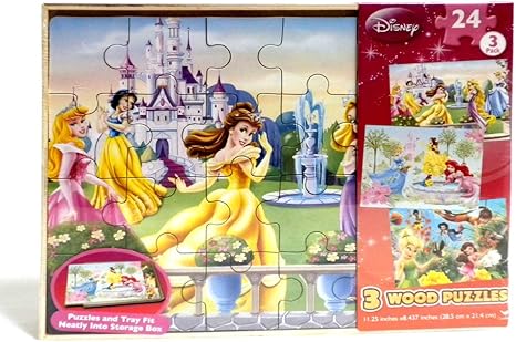 3 pack wooden puzzles