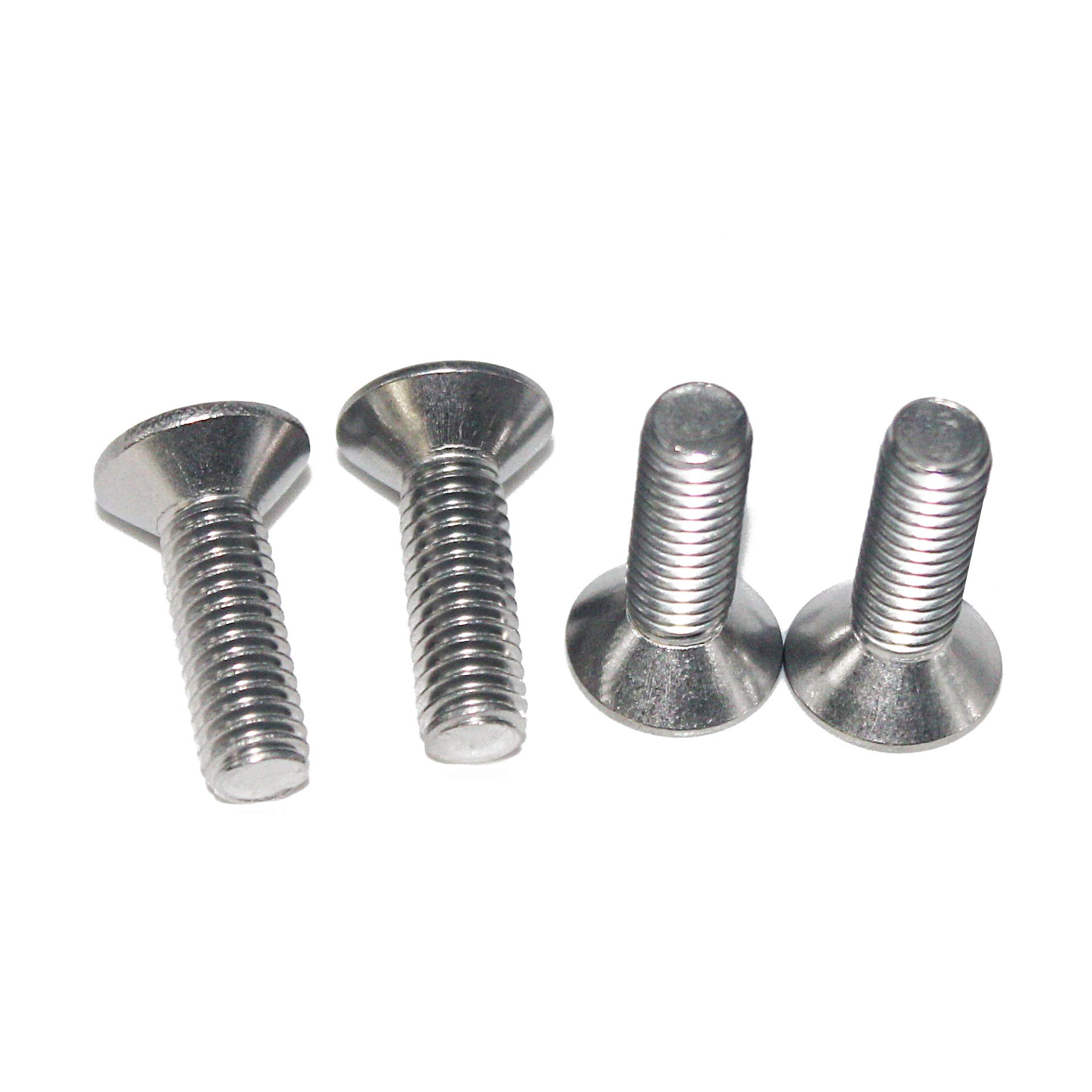 M6 x 30 mm countersunk screws with hexagon socket (25 pieces) - DIN 7991 - ISO 10642 countersunk screws - threaded screws - full thread - stainless steel A2 V2A - rustproof