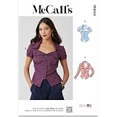 McCall's M8658 Sewing Pattern for Misses' Woven Top with Sleeve Variations
