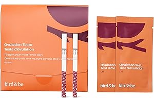 Bird&Be Ovulation Test Strips (Predictor Kit with 10 LH Strips, Over 99% Accurate)