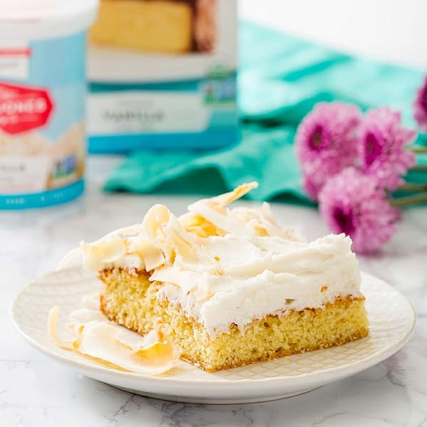 MISS JONES BAKING ORGANIC YELLOW CAKE AND CUPCAKE MIX, NON-GMO, VEGAN-FRIENDLY, MOIST AND FLUFFY: VANILLA (PACK OF 1)