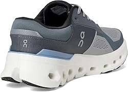On Men's Cloudrunner 2 Sneaker, Alloy/Chambray, 12.5