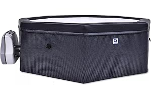 Pool Central 6-Person Rigid Foam Wall Portable Hot Tub Spa