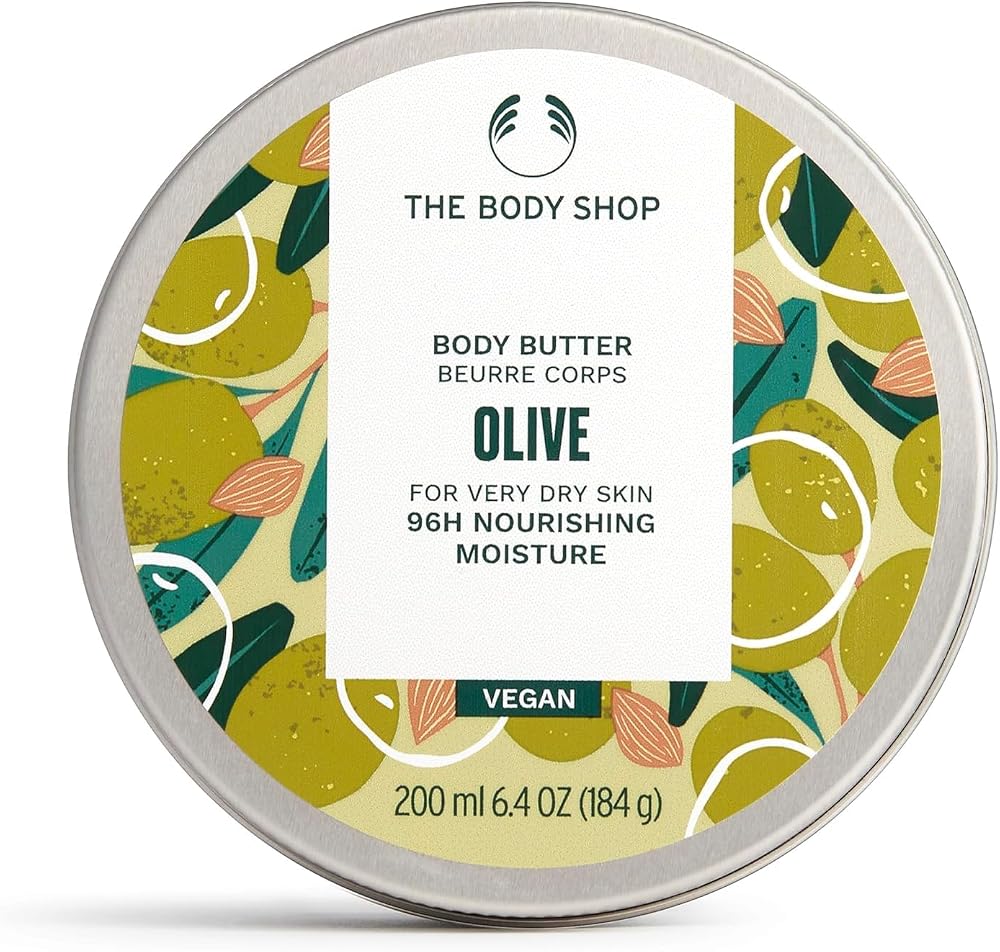 The Body Shop Olive Body Butter 200ml Vegan 96H Hydration Shea Oil