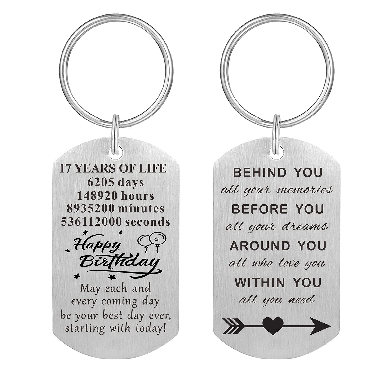 MXRSDF 17th Birthday Gifts for Him Her, 16 Years
