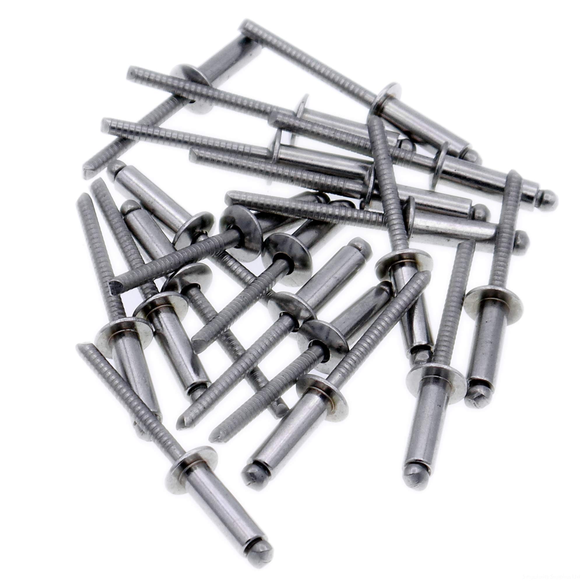 M3.2 (3.2mm x 12mm) Dome Blind Rivet - Stainless Steel (A2) (Pack of 20)