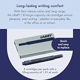 LAMY T10 Ink Cartridges Blue-Black 1.25 ml Pack of 5 Large Capacity view 4
