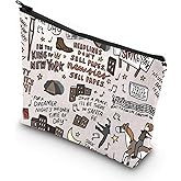 WCGXKO Theatre Lover Gift Musical Gift Musical Theater Zipper Makeup Bag (The Day)