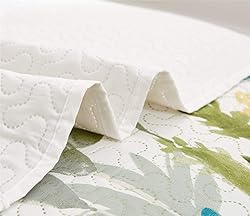 Ycosy Flower Bedspread Set King Size Bedding Set