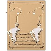 Ice Skating Earrings Ice Skate Gifts Figure Skating Gifts Skate Lover Gift Ice Skater Pendant Jewelry Ice Skater Earrings
