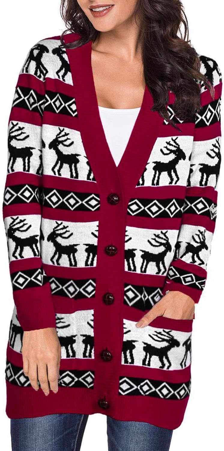Christmas Cardigan â The Right Way to Wear It â careyfashion.com