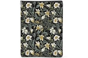 NGZS Botanical Book Sleeve, Classic Flower Book Covers for Paperbacks, Floral Book Pouch Book Protector, Book Lovers Gifts for Women Girls Niece, Book Accessories Book Club Gifts Christmas Birthday Gifts