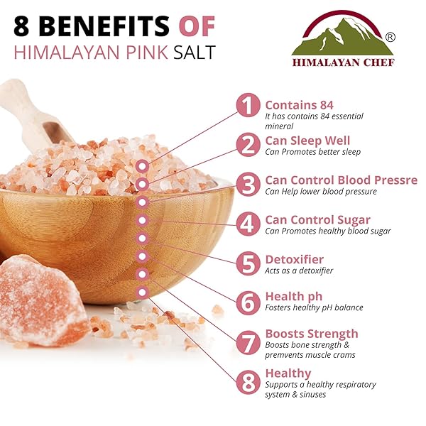 HIMALAYAN CHEF PINK HIMALAYAN SALT, FINE GRAIN – 2 LBS BAG