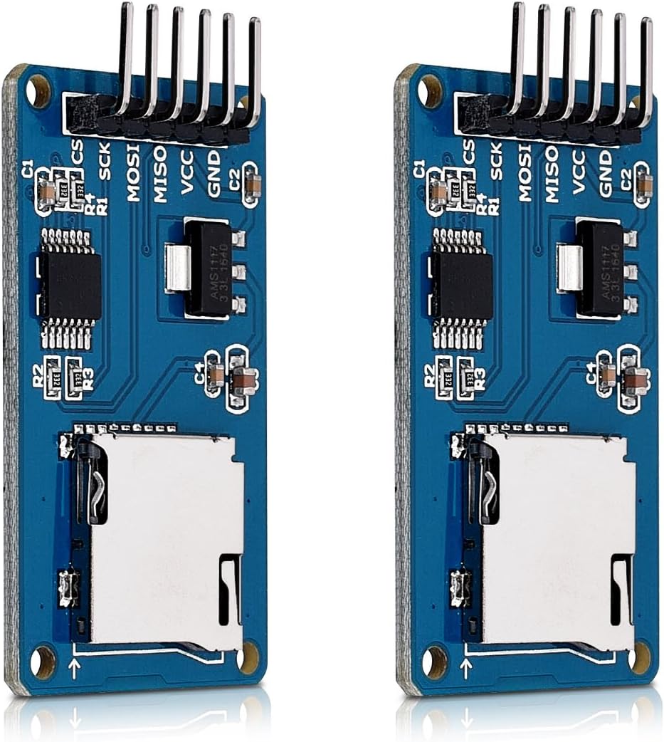 kwmobile 2x Micro SD Card Reader Module 5V Card Adapter for Arduino and ...