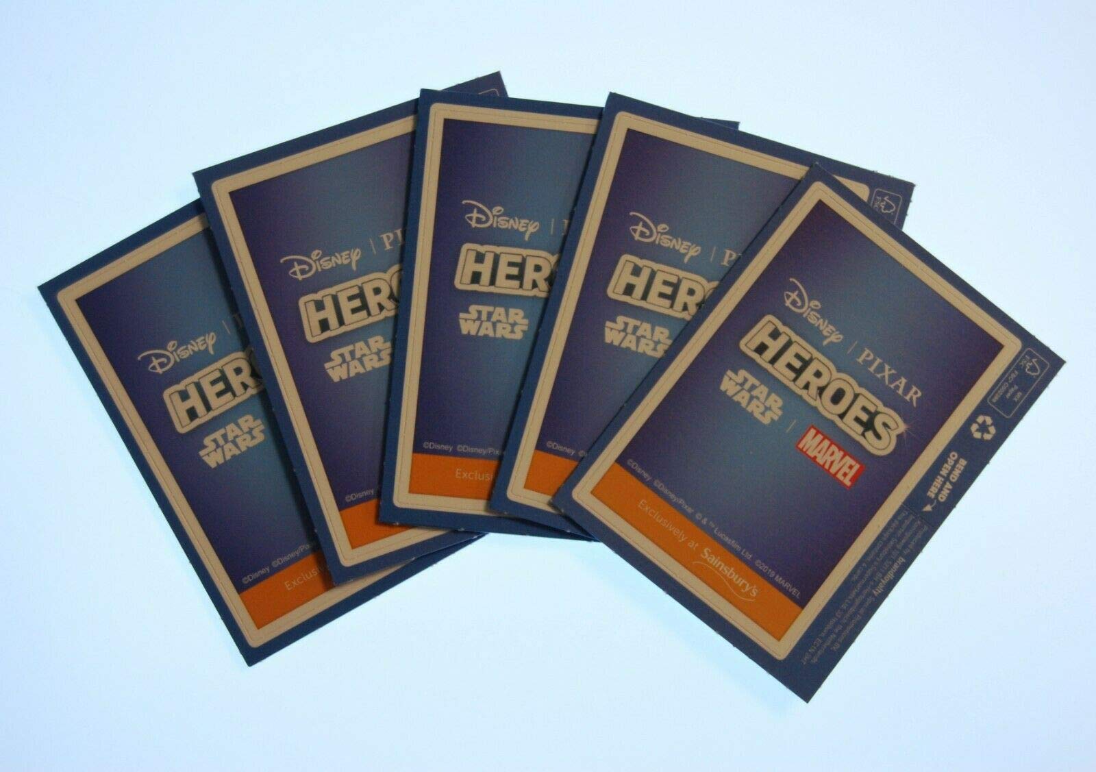 Sainsburys Heroes Unlock The Power In You Official Collectors Cards (50 Packs of Cards)