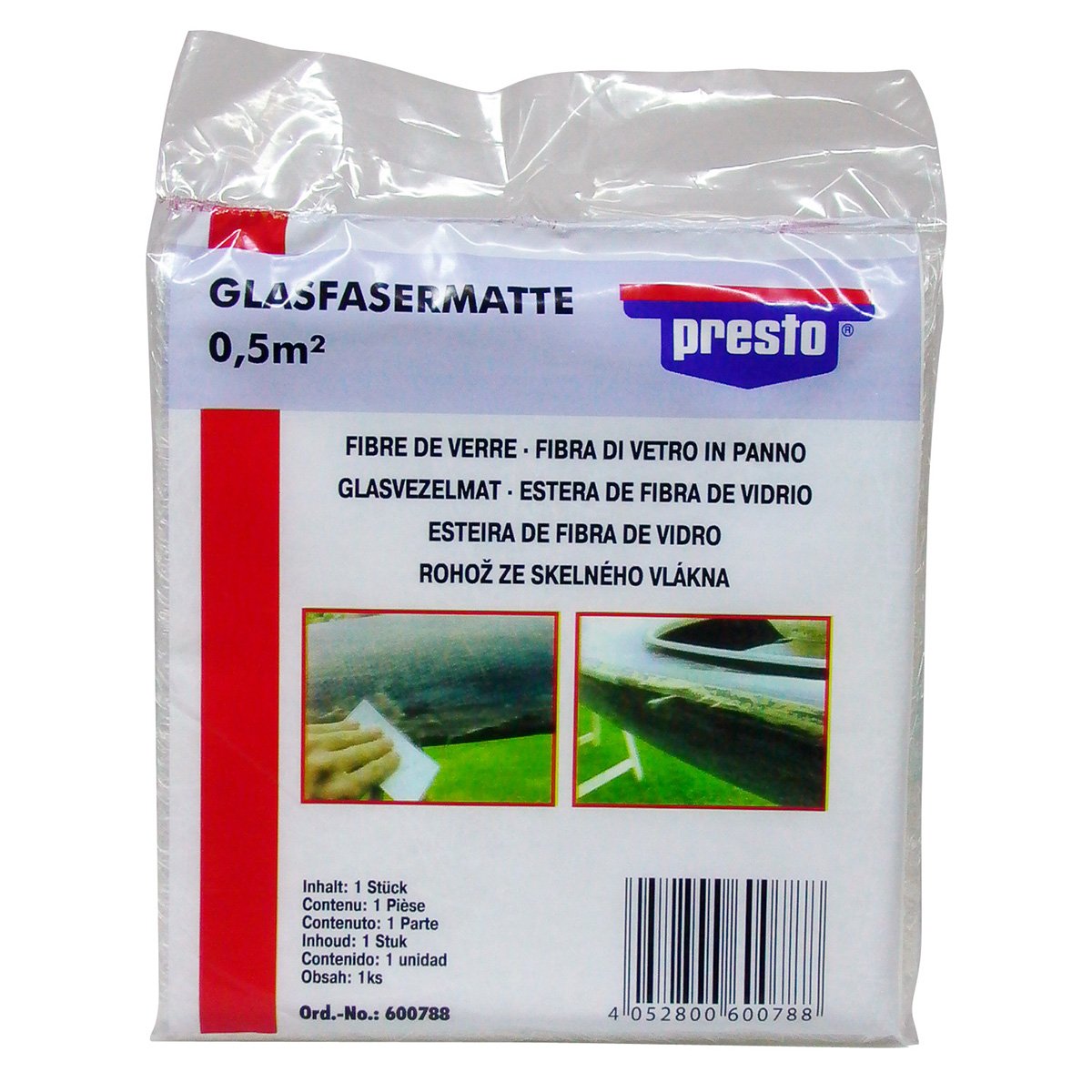 presto 600788 Fibreglass Mat 0.5 m²