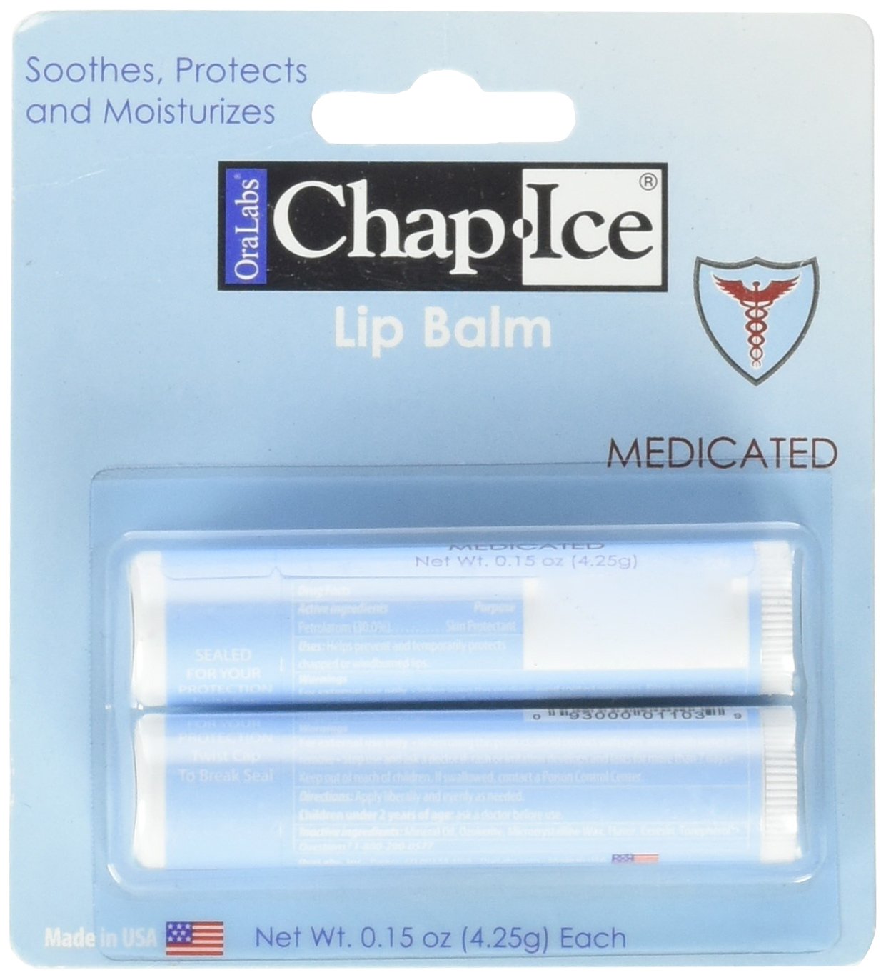 Chap Ice Premium Medicated Lip Balm Cold Sore Formula, 0.