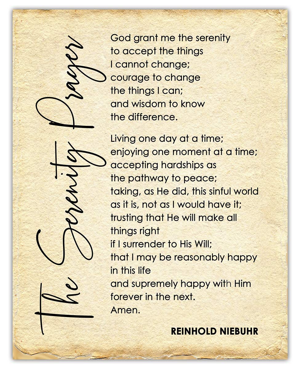 5 Best Images Of Complete Serenity Prayer Printable Serenity Prayer 