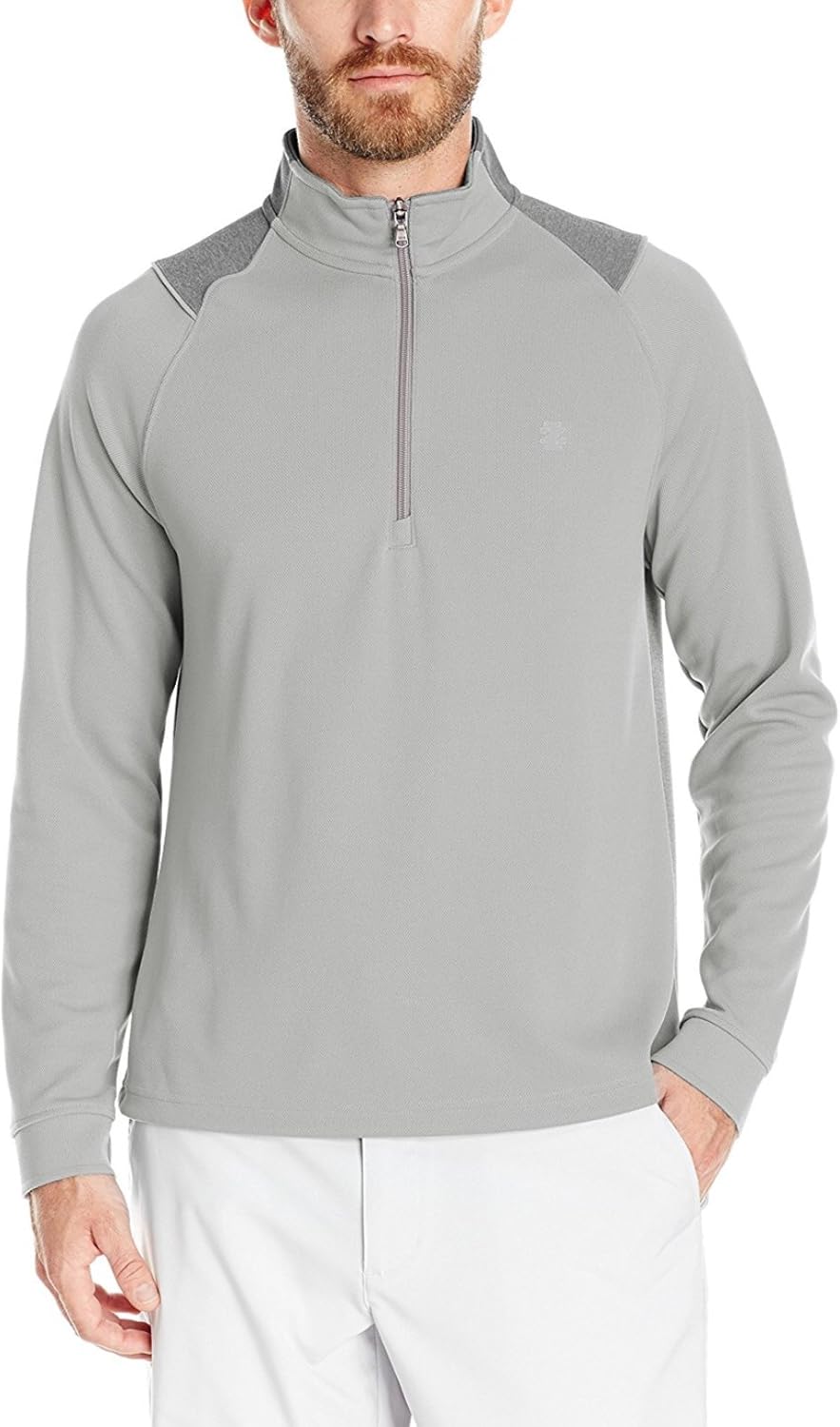 Izod Mens Performance Golf Champion 1/4 Zip Shirt Amazon.ca Clothing
