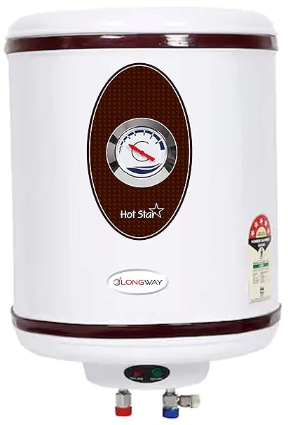 LONGWAY HOTSTAR 15LTR 5 Star Storage Water Heater Geyser WT AVS Technology, Temperature Meter, ABS TOP Bottom, HD ISI Element & Capsule Type SS Tank 24 Month Warranty (Off White)