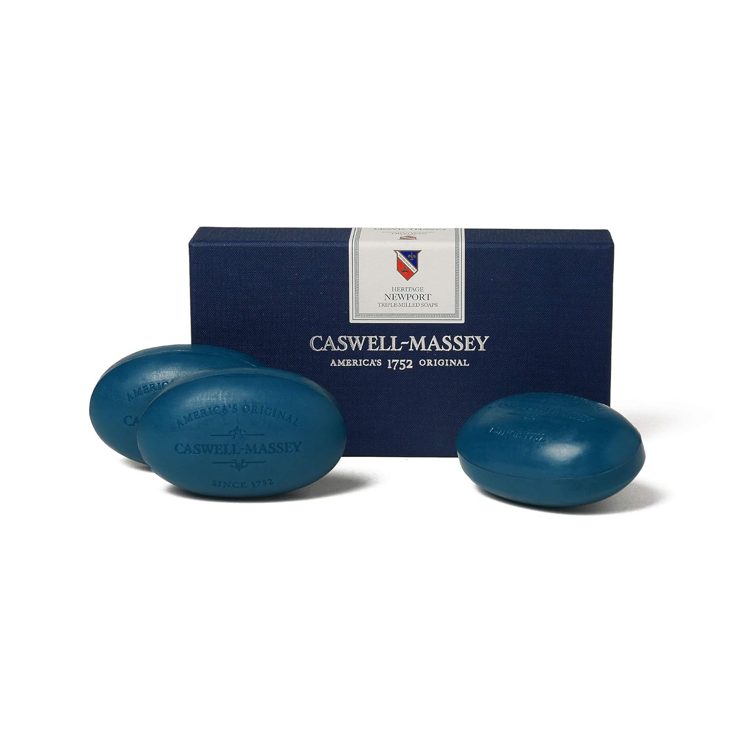 Caswell-Massey Triple Milled Luxury Bath Soap Signature Gift Set - Almond, Lavender, and Verbena - 5.8 Ounces Each, 3 Bars : Beauty