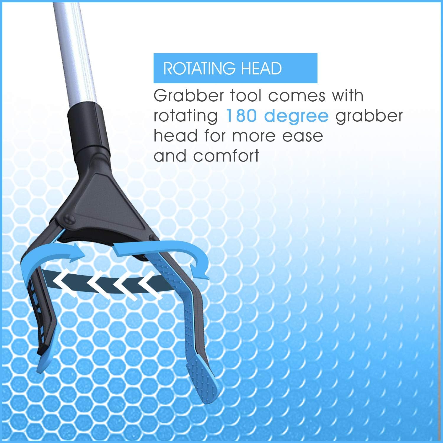 Grabber Reacher Tool,FitPlus Grabber With Strong Magnet 32", 2 Year Warranty Extra Thick Steel Cable Grabber Reacher for Elderly, Lightweight Extra Long Handy Trash Picker Upper Claw Grabber: Health & Personal Care