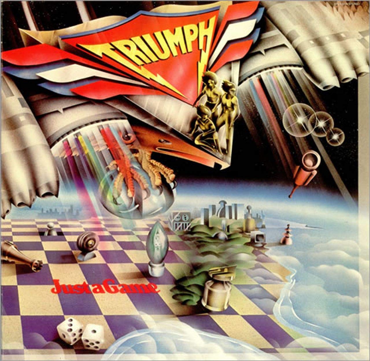 Triumph JUST A GAME LP VINYL US RCA 1979 Amazon Music