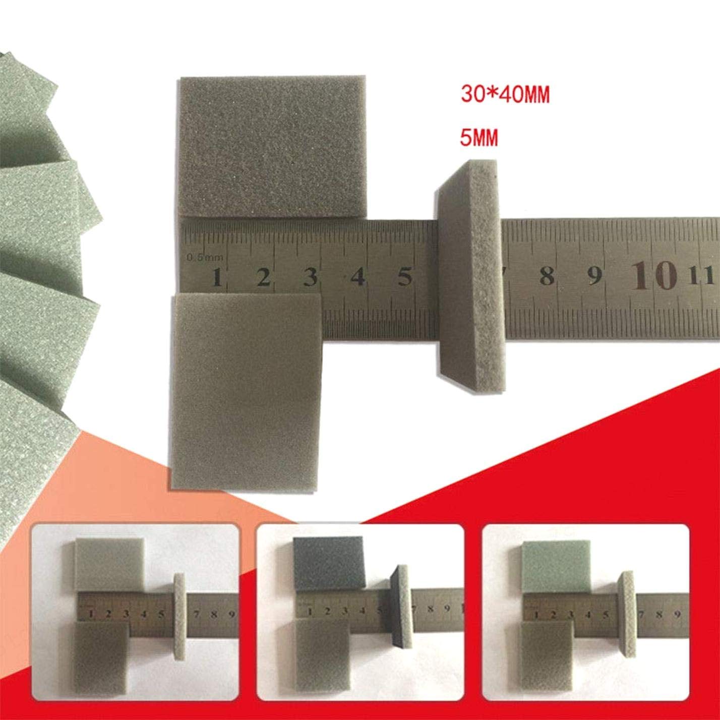 iMiMi Sanding Sponge 6PCS Abrasive Blocks Flexible Foam Sandpaper