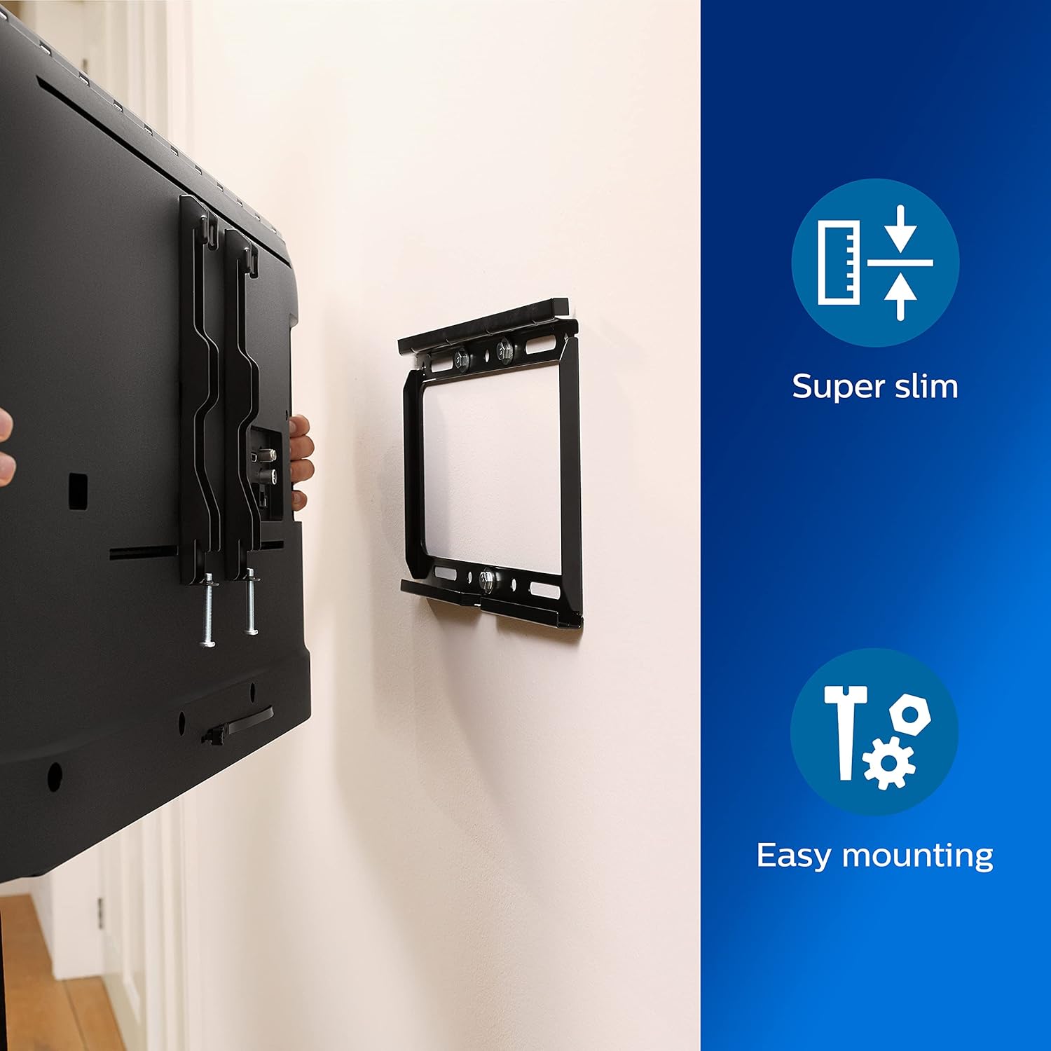 Philips Universal Fixed TV Wall Mount Bracket for Televisions up to 42 Inches and 25 KG - Image 4