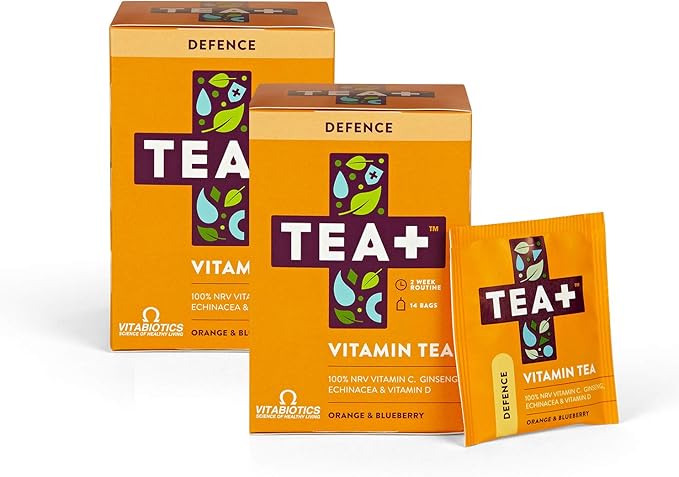 Tea Tea Plus Defence Vitamin C Te Bustine Di Tisana Verde Con Supplemento Di Echinacea Arancia
