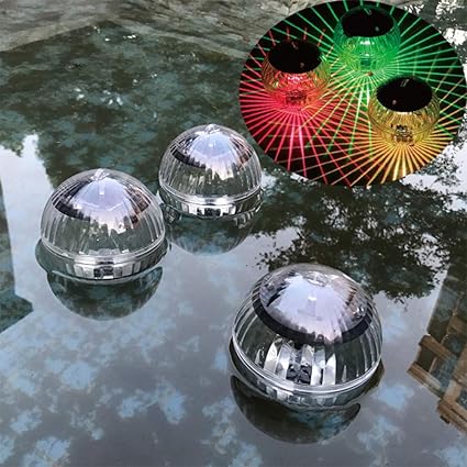 HINMAY Pond Lights, 1 Pack Solar 