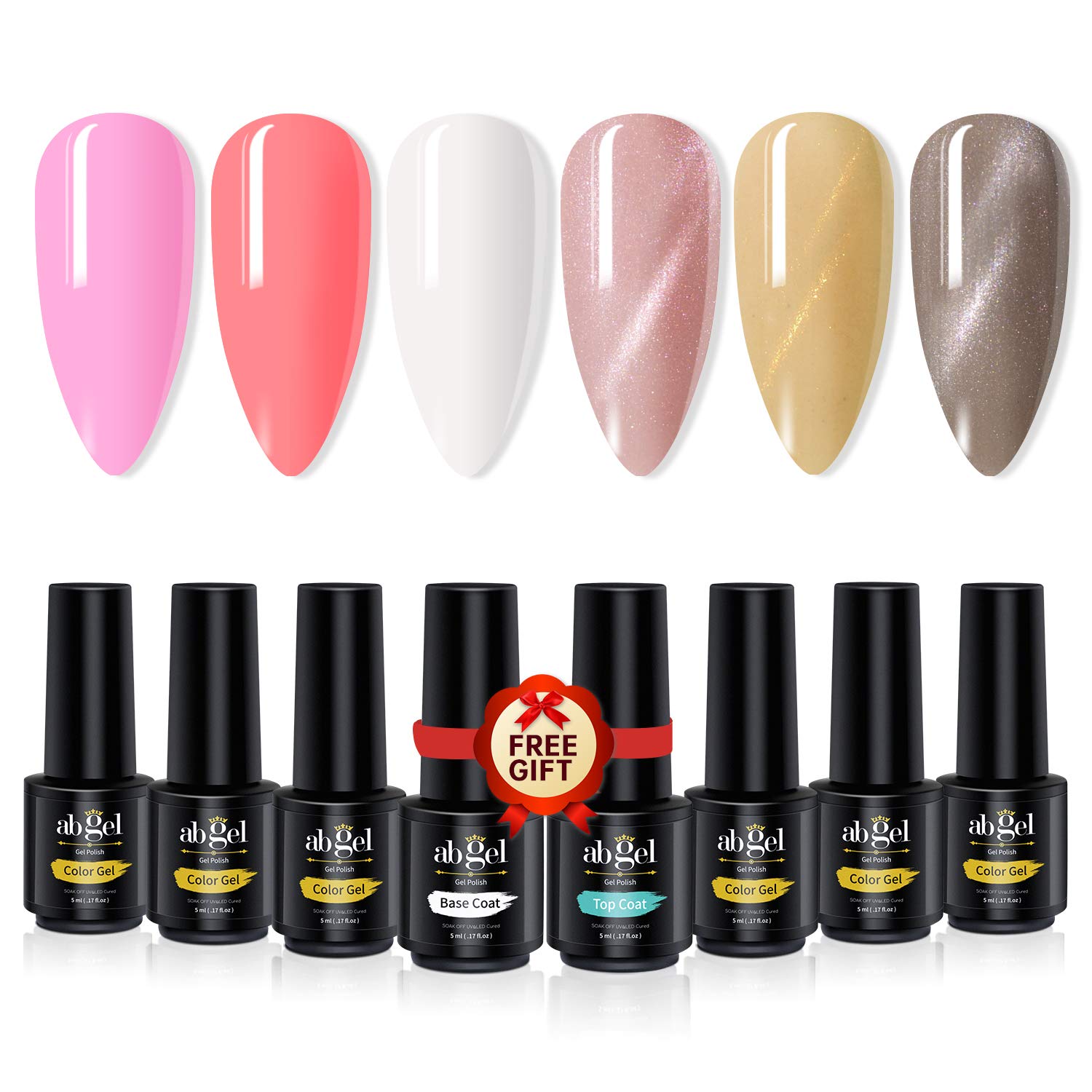 ab gel Gel Nail Polish Set UV LED Soak Off Gel Polish Kit