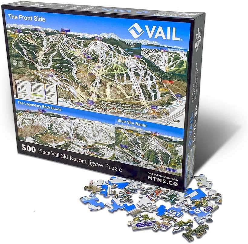 Vail Jigsaw Puzzle | 500 Piece Ski Resort Jigsaw Puzzle