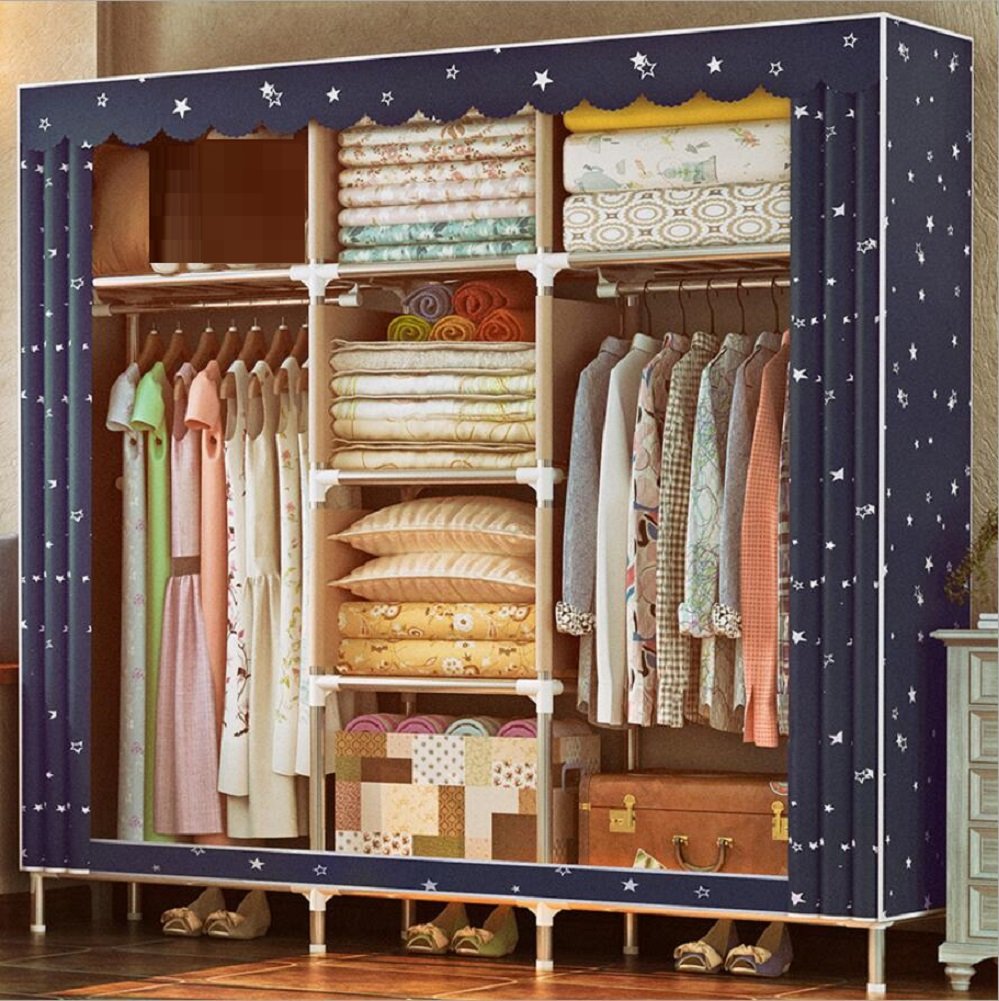 Zhuchangjiang Zc J Home Portable Cloth Wardrobe Steel Frame