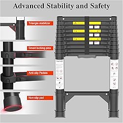 10.5 FT Telescoping Extension Ladder