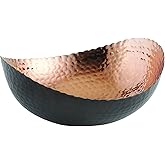 Elegance Eclipse Bowl, 7.25" x 6.5", Black/Copper