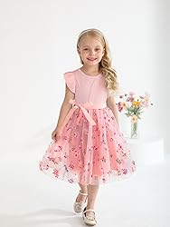 Toddler Girl Tulle Dress Summer Ruffle Sleeveless