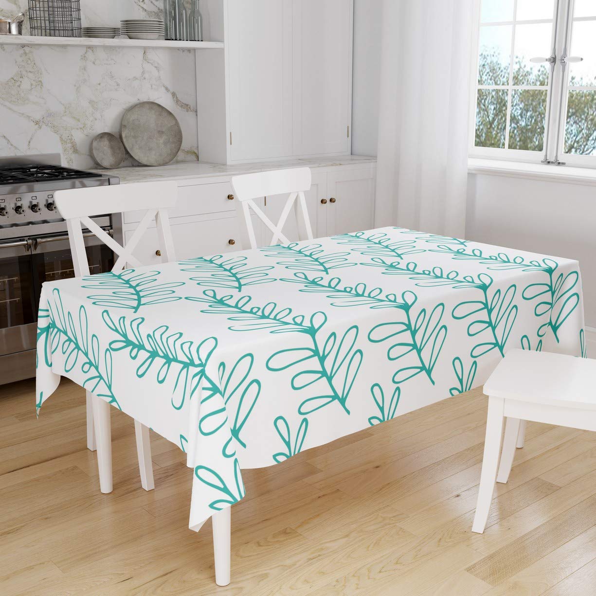 Bonamaison Kitchen Decoration, Tablecloth, 140cm x 160cm - Designed and Manufactured in Turkey