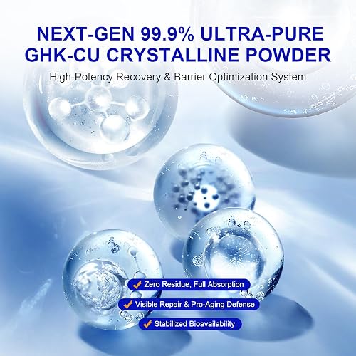 ghk cu bioavailability INNOCOSVATE GHK-Cu Copper Peptide Powder 99.9% Pure -Cosmetic Grade Blue Copper Peptide for Anti-Aging & Skin Repair -Ultra-Fine Soluble Crystals（1G） in Saudi Arabia McKesson Canada Copper Peptide (GHK-CU) Serum Color:Silver
